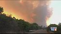 Tempesta al centro-nord caldo e incendi al sud