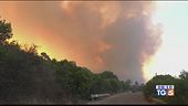 Tempesta al centro-nord caldo e incendi al sud