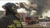 Maxi incendio a Faenza