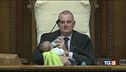 Un ospite speciale in Parlamento