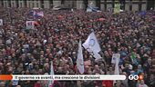 Sì Tav in piazza Il governo si spacca