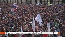 Sì Tav in piazza Il governo si spacca