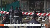 Donna mutilata e bruciata
