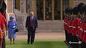 Trump a pranzo dalla Regina