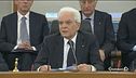 Mattarella "Oggi si volta pagina"
