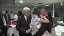 Mattarella abbraccia Noemi