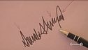 La scrittura di Donald Trump