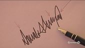 La scrittura di Donald Trump