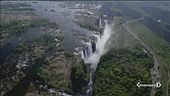 A secco le cascate Vittoria