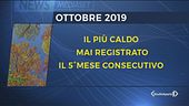 Ottobre 2019 il più caldo di sempre
