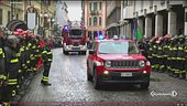 L'ultimo saluto ai pompieri eroi