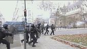 Sciopero generale, Parigi in fiamme