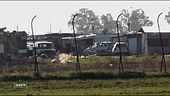 La baraccopoli abusiva all'aeroporto di Foggia