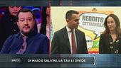 Salvini da una parte, Di Maio dall'altra