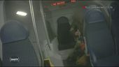 Il vandalismo sui treni dei pendolari