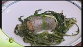 Involtino di baccalà farcito con filetti di tonno