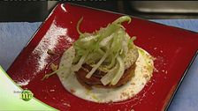 Lasagne di segale con zucca stufata