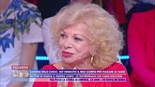 Sandra Milo: "L'ho fatto per pagare i debiti"