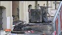 Mirandola: Fuoco alla caserma