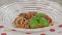 Spaghetti con alici marinate e briciole di pane