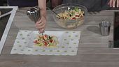 Insalata di pasta con mozzarella di bufala