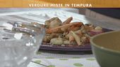 Verdure miste in tempura