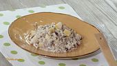 Risotto pere, gorgonzola e prosecco