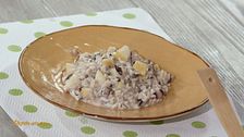Risotto pere, gorgonzola e prosecco