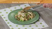 Pasta con fave e pecorino