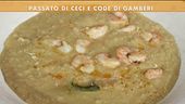 Passato di ceci e gode di gamberi