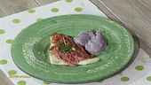 Saltimbocca di orata con purè di patate viola