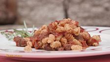 Gnocchetti sardi con sugo di cinghiale