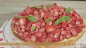 Crostata di Fragole, lime e basilico