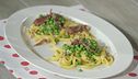 Fettuccine alla papalina