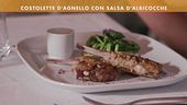 Costolette d'agnello con salsa d'albicocce