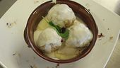 Canederli con fonduta di Vezzena