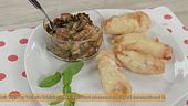 Filetti di baccalà con zucchine alla concia