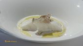 Baccalà con crema di patate e zafferano