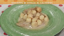 Scaloppe di vitella al Calvados