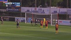 Roma Legends-Nazionale Piloti: gol di Massa