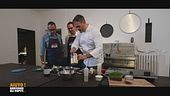 Finta tartare di manzo con tartufo nero e salsa di erbe