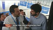 Salvini al rientro dagli USA