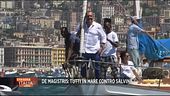 De Magistris: Tutti in mare contro Salvini