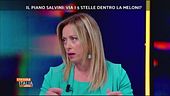 Meloni: " Serve il blocco navale"