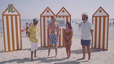 Ballando il "limbo di coppia beach" la premiazione