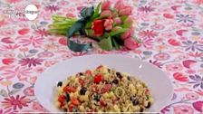 Insalata di farro al pesto
