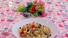 Insalata di farro al pesto