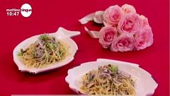 Linguine con acciughe fresche