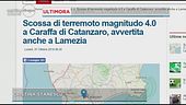 Ultimora: scossa di terremoto a Catanzaro