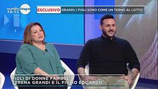 Serena Grandi e il figlio Edoardo